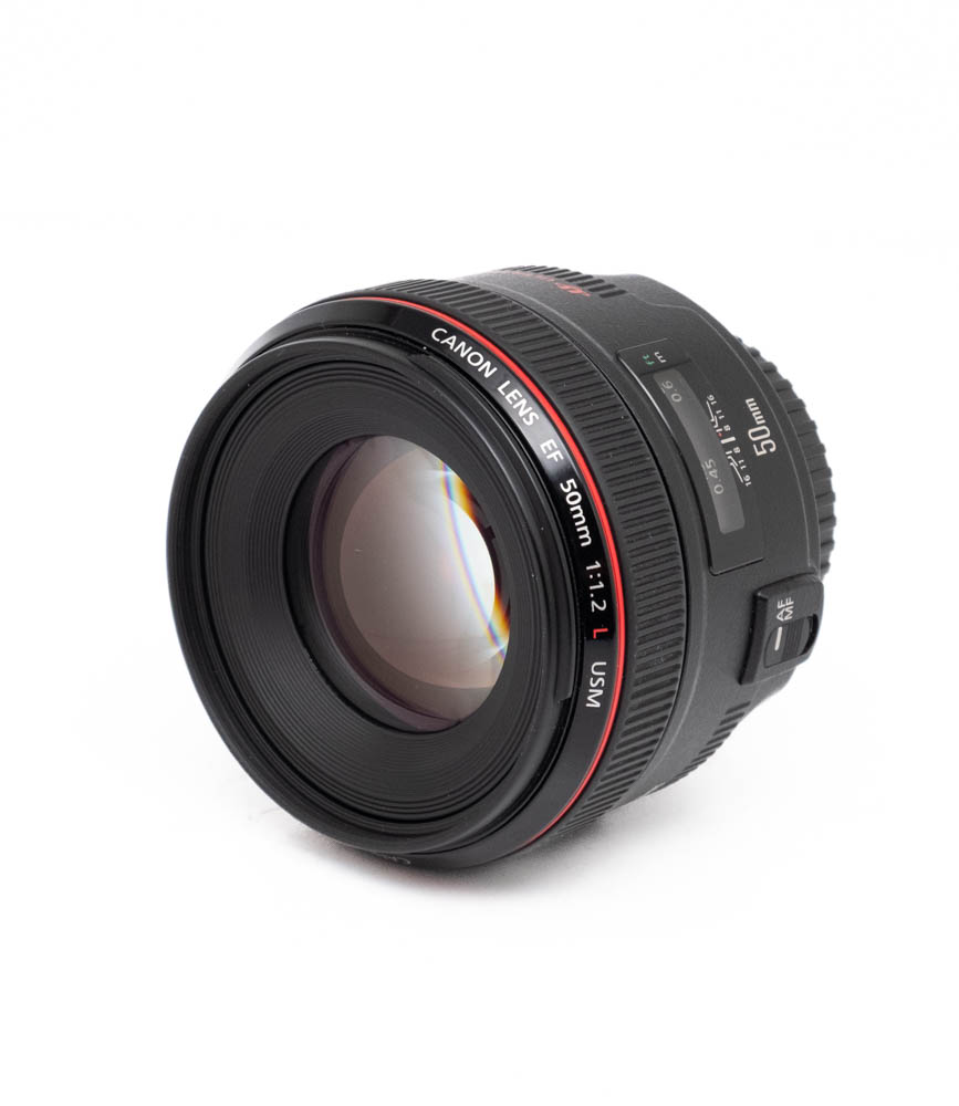 Canon EF 50mm f1.2 L-2 Canon EF 50mm f/1.2 L USM - Käytetty