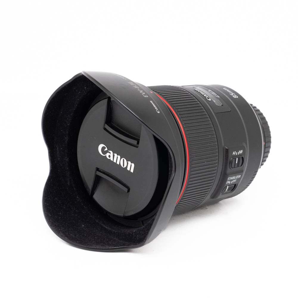 Canon EF 85mm f1.4 L IS-1 Canon EF 85mm f/1.4 L IS USM - Käytetty