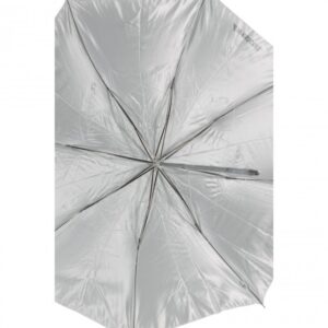 1462364345_582 Westcott 109 cm Optical White Satin Collapsible Umbrella