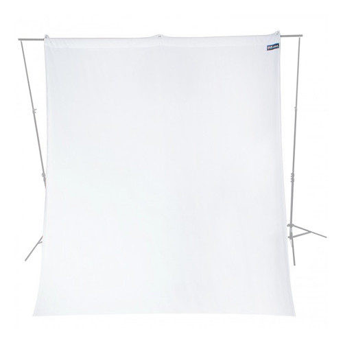 1472719072_178 Westcott Wrinkle-Resistant Backdrop - White (2,7 x 3 m)