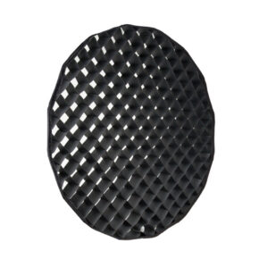 1547038594_182 Westcott 40-Degree Egg Crate Grid for Beauty Dish & Beauty Dish Switch is a round black grid used in photography to adjust the direction and spread of light.