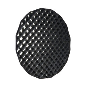 Westcott 40-Degree Egg Crate Grid for Beauty Dish & Beauty Dish Switch on pyöreä musta ritilä, jota käytetään valokuvauksessa valon suunnan ja leviämisen säätämiseen.