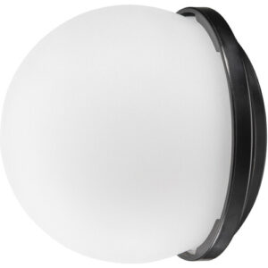 1611227847_334 Westcott FJ80 -magneettisen diffuusiokupolin valkoinen kupoli on varustettu mustalla kehyksellä.