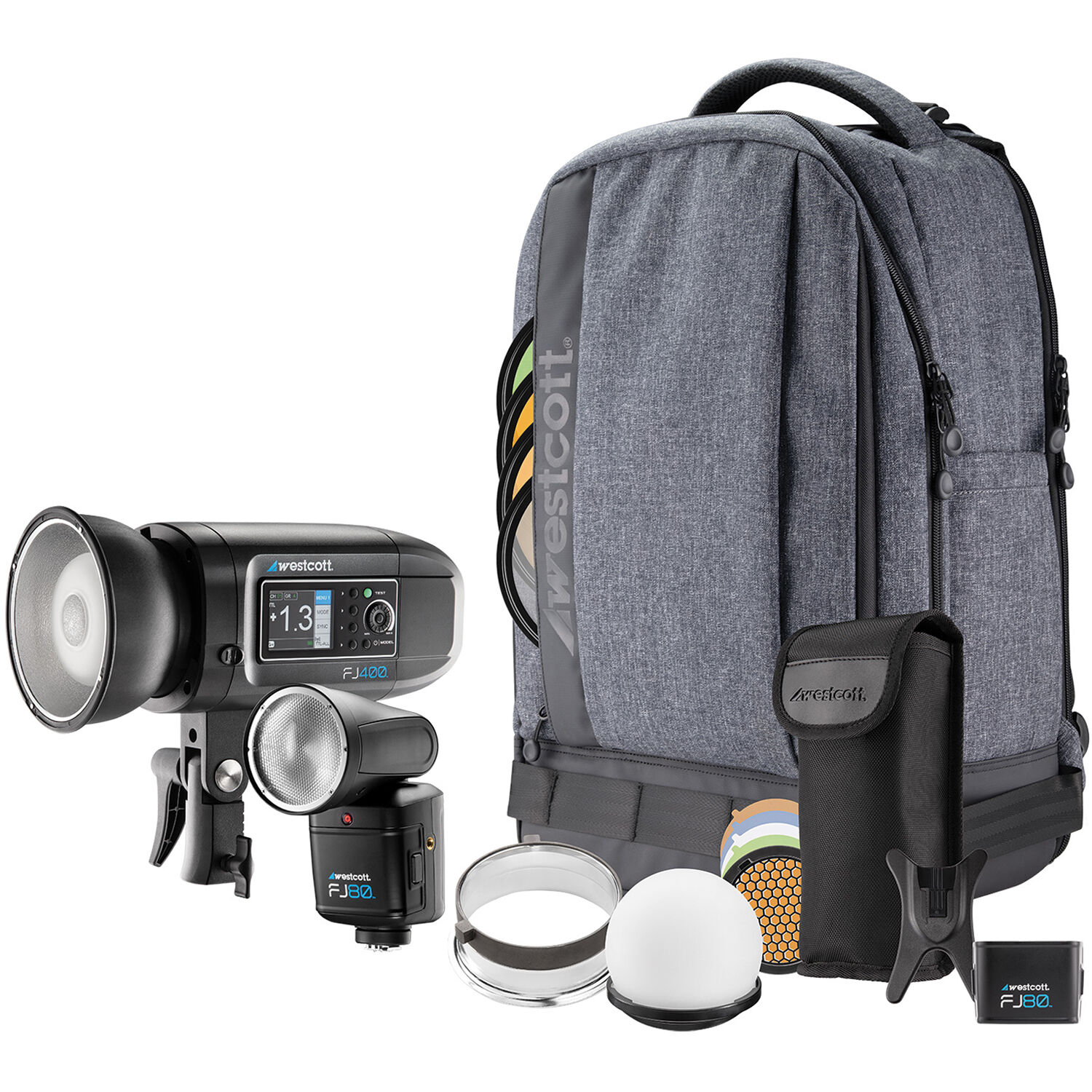 Westcott FJ Wireless Flash 2-Light Portable Portrait Kit (FJ80 & FJ400)