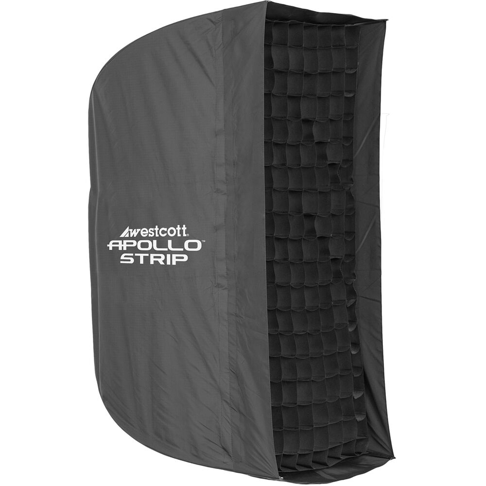 1649155093_470 Westcott Apollo Strip Softbox with Grid (30 × 91 cm)