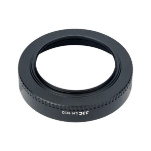 JJC LH-N52 lens hood (Nikon Z 28mm f/2.8, Z 28mm f/2.8 (SE), Z 40mm f/2)