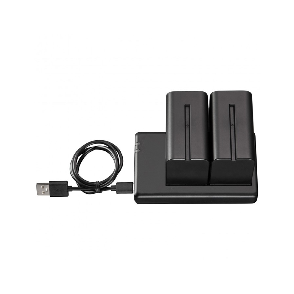 1664874401_397 Westcott NP-F970 Dual Battery Pack with Charger (L-Series 7,4V 6600mAh 48,8Wh)