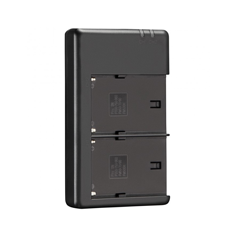 1664874402_219 Westcott NP-F970 Dual Battery Pack with Charger (L-Series 7,4V 6600mAh 48,8Wh)