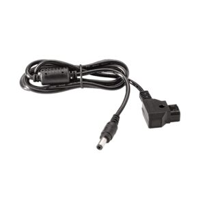Westcott L60-B D-Tap to Barrel -virtakaapeli on musta kaapeli, jonka toisessa päässä on D-Tap-liitin ja toisessa päässä tynnyripistoke.