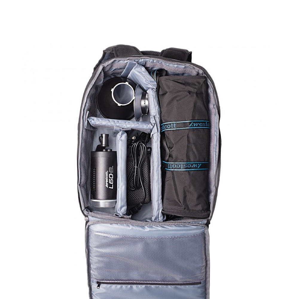 1664877779_252 Westcott L60-B Bi-Color COB LED 1-Light Backpack Kit