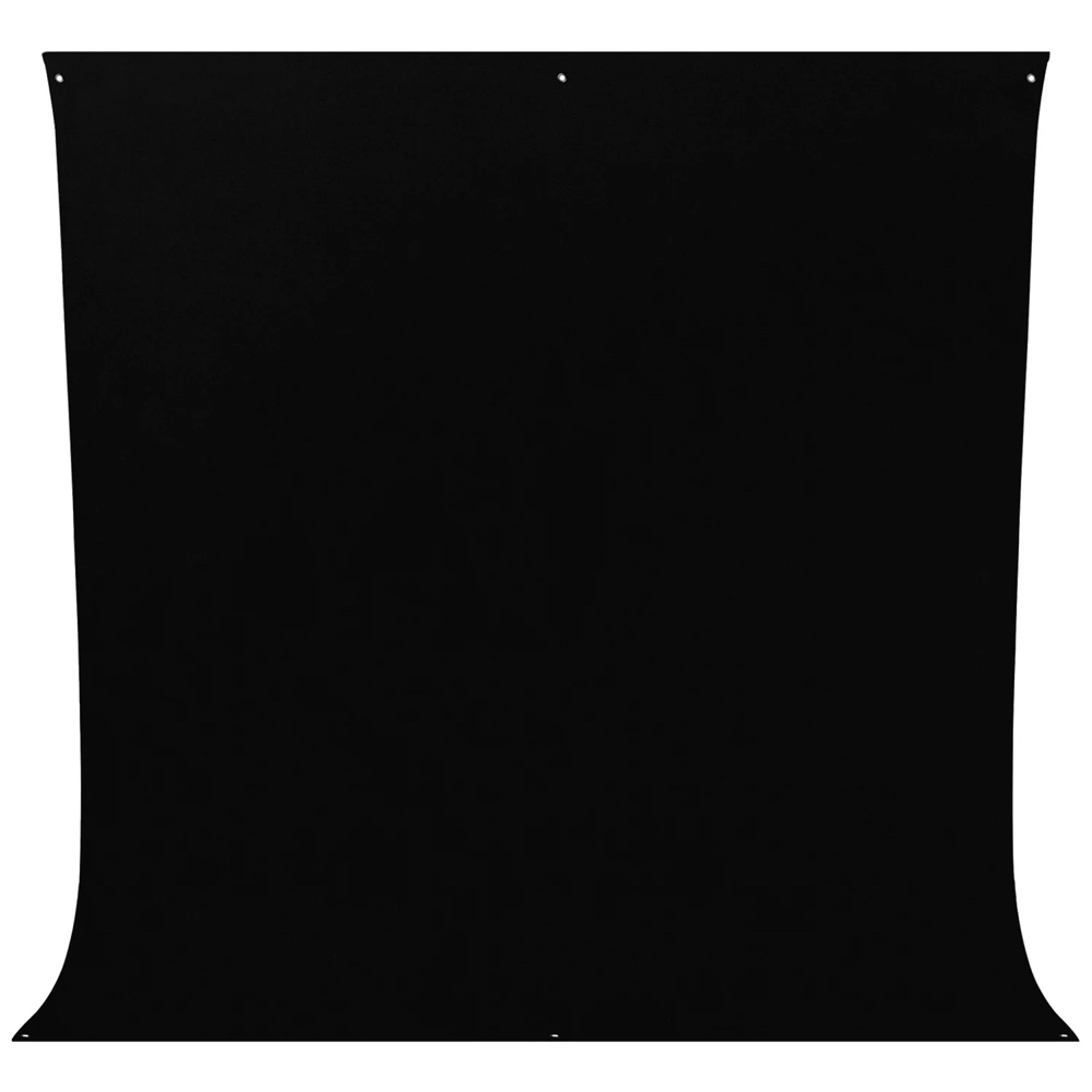 1673954162_015 Westcott Wrinkle-Resistant Backdrop - Rich Black (2,7 x 3 m)