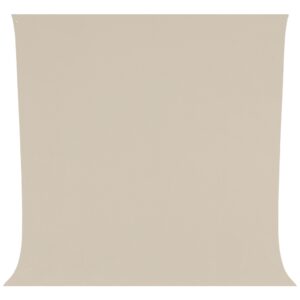 1674027687_243 Westcott Wrinkle-Resistant Backdrop in Buttermilk White (2.7 x 3 m) is a rectangular, light beige fabric with gently curved bottom edges against a white background.