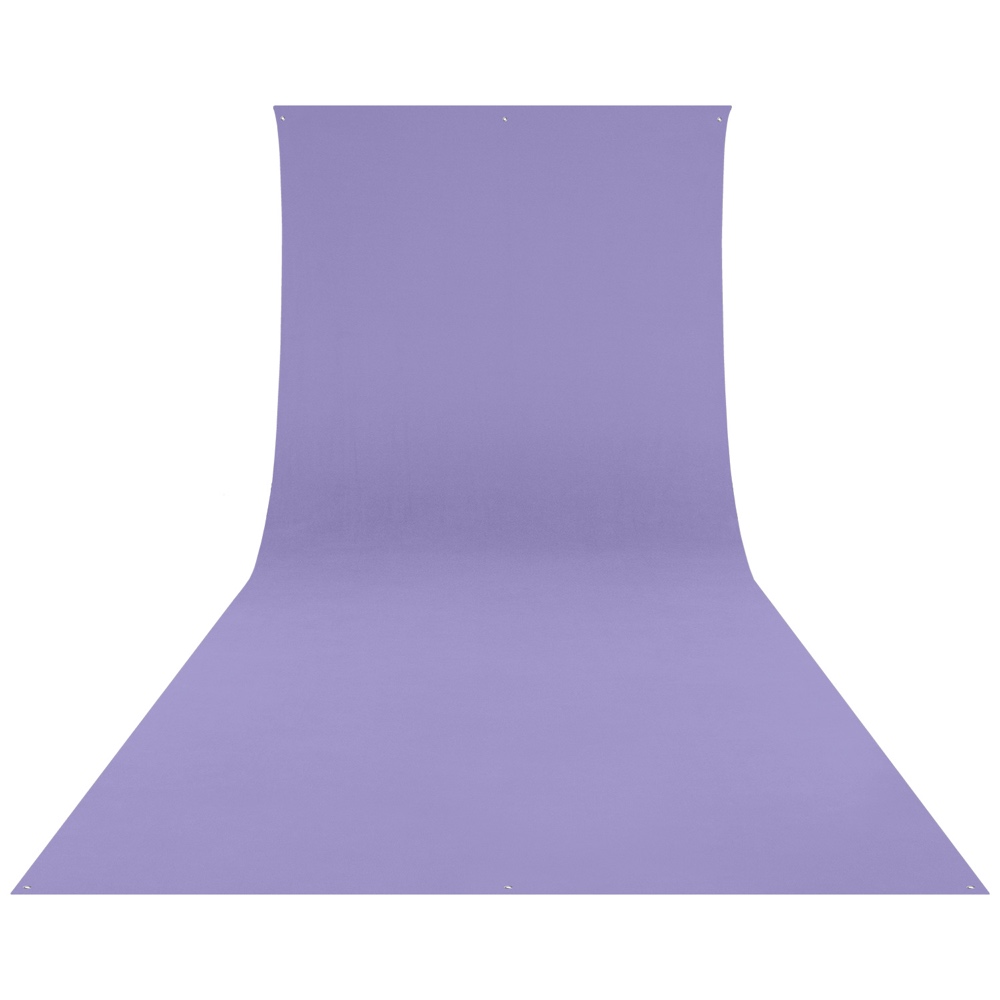 Westcott Wrinkle-Resistant Backdrop vaaleanvioletti (2,7 x 6,1 m) tarjoaa saumattoman, sileän pinnan, joka ulottuu pysty- ja vaakasuunnassa ja tarjoaa jatkuvan taustan, joka on ihanteellinen valokuvaukseen tai videokuvaukseen.