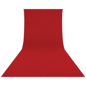 1674036519_860 Westcott Wrinkle-Resistant Backdrop - Scarlet Red (2,7 x 6,1m) luo L-muotoisen, saumattoman punaisen taustan, joka sopii studioihin, jotka etsivät puhdasta, ammattimaista ilmettä.