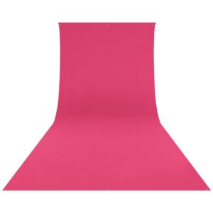 1674039618_099 Westcott Wrinkle-Resistant Backdrop tummanpinkki (2,7 x 6,1 m) tarjoaa saumattoman, elinvoimaisen taustan, joka ulottuu seinää pitkin ja lattian poikki, luoden sileän pinnan, joka sopii erinomaisesti valokuvausstudioihin.