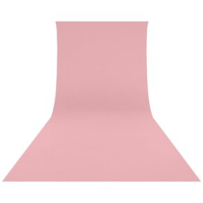 1674042270_500 Westcott Wrinkle-Resistant Backdrop in Blush Pink (2,7 x 6,1 m) luo saumattoman, jatkuvan kaarevan pinnan lattiasta seinään, joka on ihanteellinen valokuvaukseen tai studioasetuksiin.