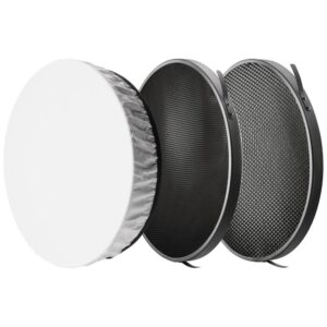 1697119081_144 Westcott 45 Degree Deep Focus Reflector with Honeycomb Grids & Diffusion (Bowens Mount)