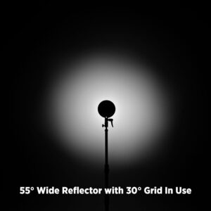 1698242523_475 Westcott 55 Degree Wide Umbrella Reflector with Honeycomb Grids (Bowens Mount)