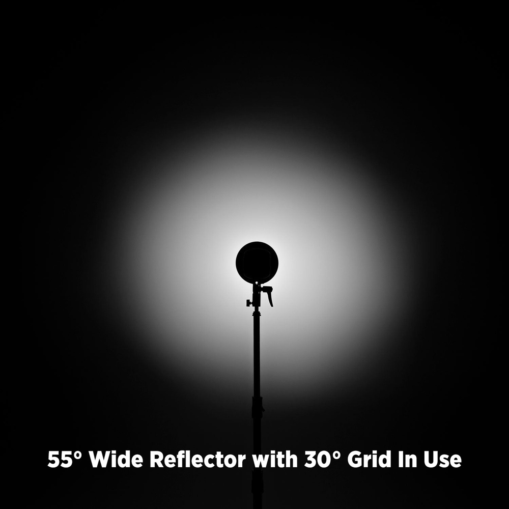 1698242523_475 Westcott 55 Degree Wide Umbrella Reflector with Honeycomb Grids (Bowens Mount)