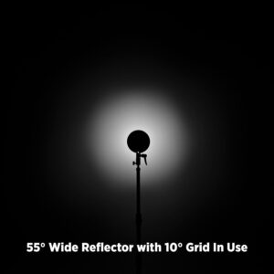 1698242523_572 Westcott 55 Degree Wide Umbrella Reflector with Honeycomb Grids (Bowens Mount)
