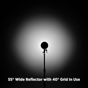 1698242524_140 Westcott 55 Degree Wide Umbrella Reflector with Honeycomb Grids (Bowens Mount)