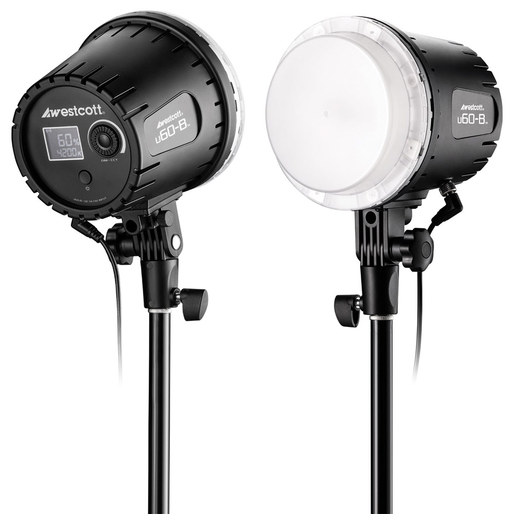 1707396631_423 Westcott U60-B Bi-Color LED 2-Light Softbox Kit -LED softbox‑studiokitti