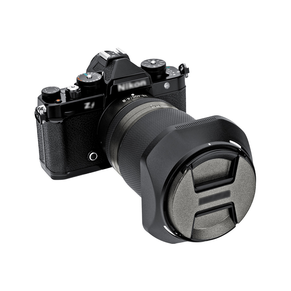 JJC LH-HB114 -vastavalosuoja (Nikon Z 28-400mm f/4-8 VR, Z 24-120mm f/4 S)