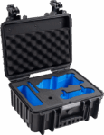 B&W Outdoor Cases Type 3000 for DJI Air 3 / DJI Air 3S / Black -suojalaukku, musta