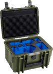 B&W Outdoor Cases Type 2000 for DJI Mini 4 Pro -suojalaukku, vihreä