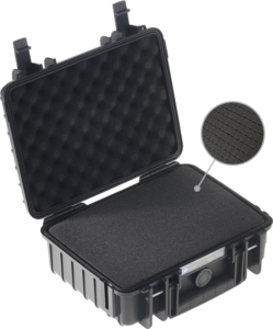 800q-02_112309 B&W Outdoor Cases Pre-Cut Foam /SI for type 1000 -esileikattu pehmustevaahto