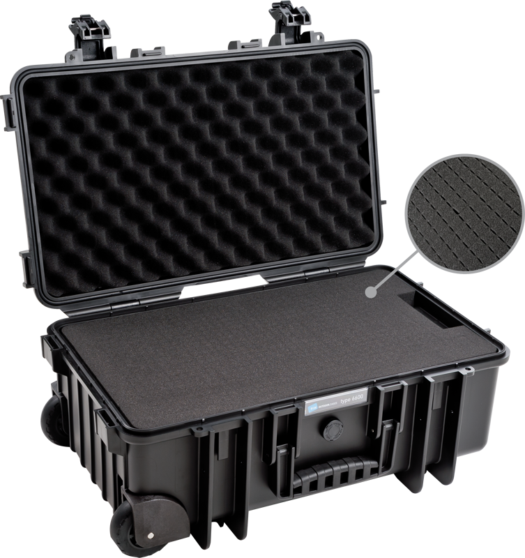 800q-02_112318 B&W Outdoor Cases Pre-Cut Foam /SI for type 6600 -esileikattu pehmustevaahto