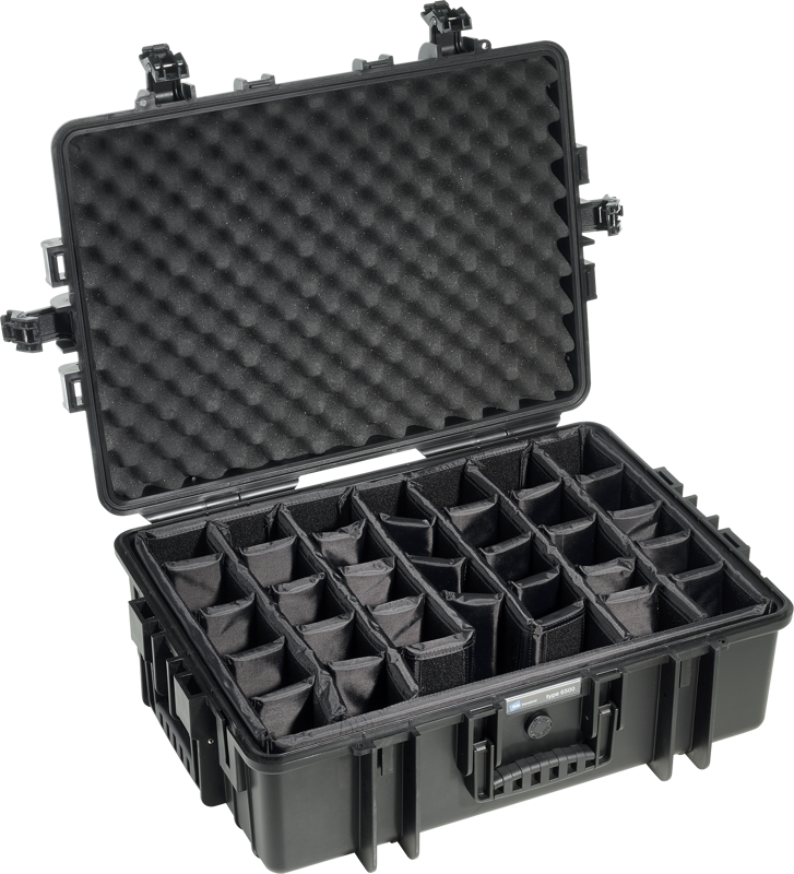 800q-02_112329 B&W Outdoor Cases Divider system /RPD for type 6500 -jakajajärjestelmä