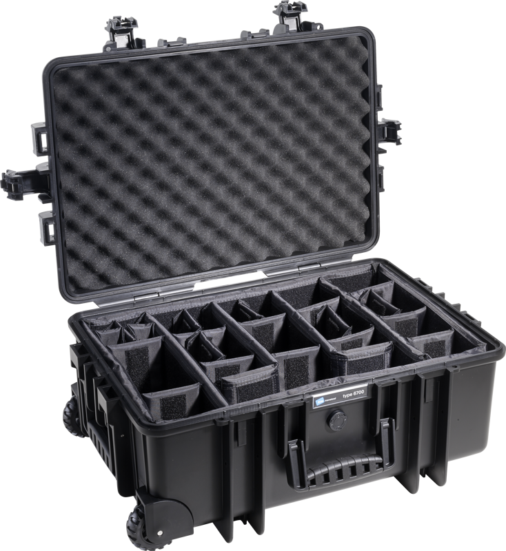 800q-02_112331 B&W Outdoor Cases Divider system /RPD for type 6700 -jakajajärjestelmä