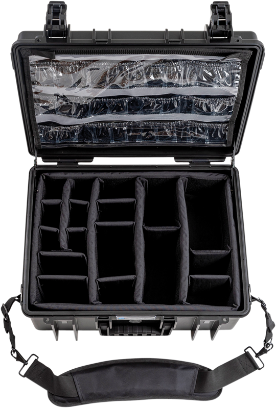 800q-02_113702 B&W Outdoor Cases Type 6000 for Medical Emergency Kit -ensiapulaukku, musta