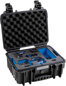 800q-02_113711 B&W Outdoor Cases Type 3000 for 2x GoPro Hero -suojalaukku, musta