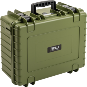 B&W Outdoor Cases Type 6000 (väliseinät) -suojalaukku, vihreä