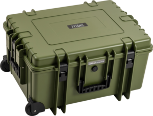 B&W Outdoor Cases Type 6800(esileikattu vaahtomuovi) -suojalaukku, vihreä