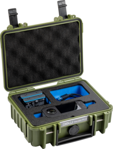800q-02_127470 BW Outdoor Case Type 500 for Insta360 X3 protective case, green