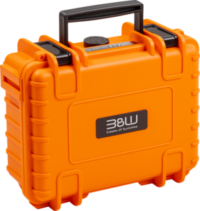 800q-02_127474 BW Outdoor Case Type 500 for Insta360 X3 -suojalaukku, oranssi