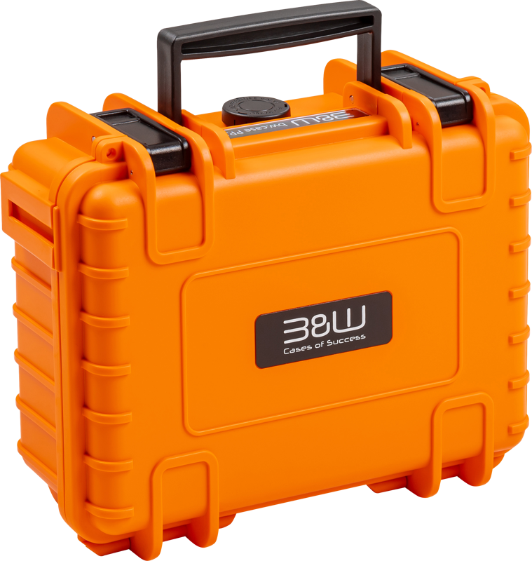 800q-02_127474 BW Outdoor Case Type 500 for Insta360 X3 -suojalaukku, oranssi