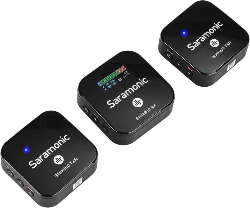 800q-02_128160 Saramonic Blink 900 B2R 2.4G WIRELESS Microphone Kit with recording function & charging box