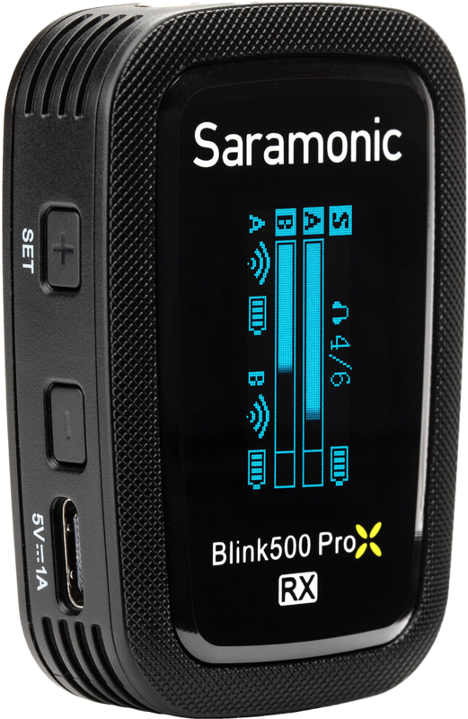 800q-02_128163 Saramonic Blink 900 B2R 2.4G WIRELESS Microphone Kit with recording function & charging box