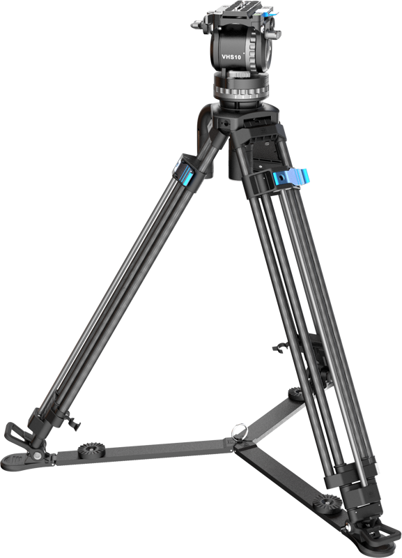 800q-02_128820 Sirui Pro Video Tripod Kit Rapid Twin-Leg SQ75+VHS10 -jalustapaketti