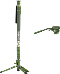 800q-02_130546 Sirui Monopod Video Set Pedal Version Camouflage CVM-145P + CT5X -videoyksijalka