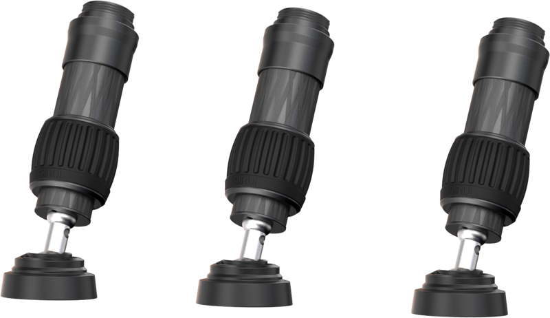 800q-02_132695 Sirui Carbon Fiber Short Tube Leg Kit SVS-3L -lyhyt hiilikuitujalkasarja