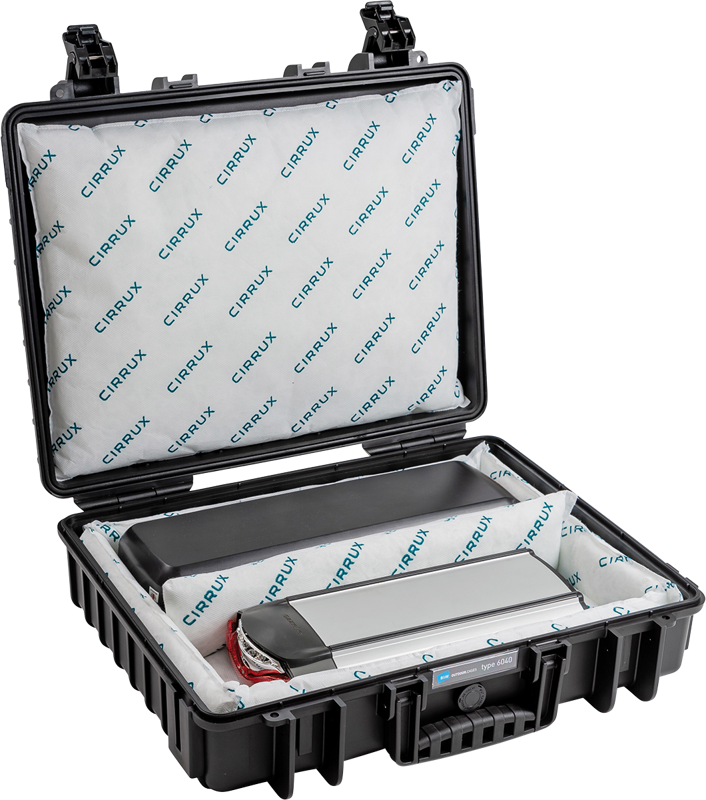 800q-03_118038 B&W Outdoor Cases Type 6040 Li-ion Carry & Store -suojalaukku akuille, musta