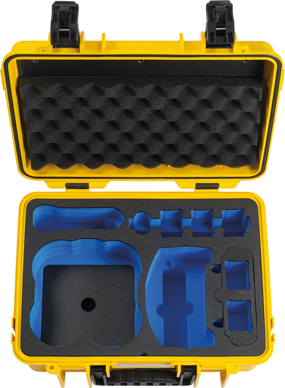 B&W Outdoor Cases Type 4000 for DJI Avata  -suojalaukku, keltainen