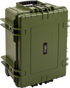 B&W Outdoor Cases Type 6800(esileikattu vaahtomuovi) -suojalaukku, vihreä
