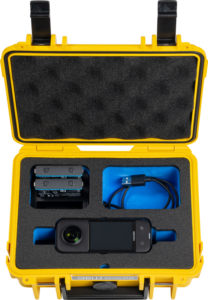 800q-03_127469 BW Outdoor Case Type 500 for Insta360 X3 -suojalaukku, keltainen