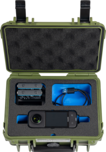 800q-03_127470 BW Outdoor Case Type 500 for Insta360 X3 protective case, green